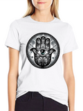 Hamsa Hand Graphic Tee - Eye Protection