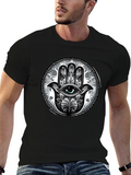 Hamsa Hand Graphic Tee - Eye Protection