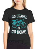 Go Gravel T-Shirt - Cycling Adventure Tee