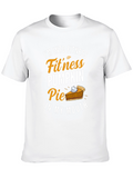 Funny Pumpkin Pie Fitness T-Shirt