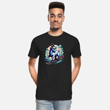 Goat Snowboarding Winter Wonderland