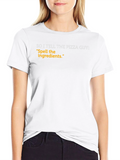 Spell the Ingredients Funny Pizza T-Shirt