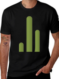 Cactus Graphic T-Shirt - Black Cotton Tee