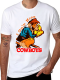 I Only Kiss Cowboys Graphic Tee - Western Style