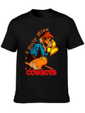 I Only Kiss Cowboys Graphic Tee - Western Style