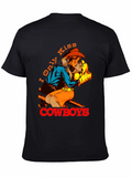I Only Kiss Cowboys Graphic Tee - Western Style