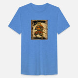 Great Horned Owl Samurai Warrior - Japanese Ink