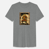 Great Horned Owl Samurai Warrior - Japanese Ink