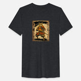 Great Horned Owl Samurai Warrior - Japanese Ink