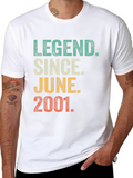 Legend Since June 2001 Black Graphic T-Shirt