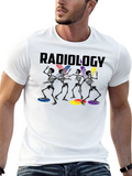 Radiology Skeletons Black T-Shirt