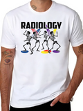 Radiology Skeletons Black T-Shirt