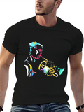 Mens Graphic T-Shirt - Trumpet Player Design