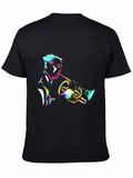 Mens Graphic T-Shirt - Trumpet Player Design