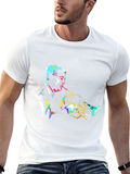 Mens Graphic T-Shirt - Trumpet Player Design