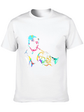 Mens Graphic T-Shirt - Trumpet Player Design