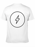 Black Lightning Bolt Graphic Tee