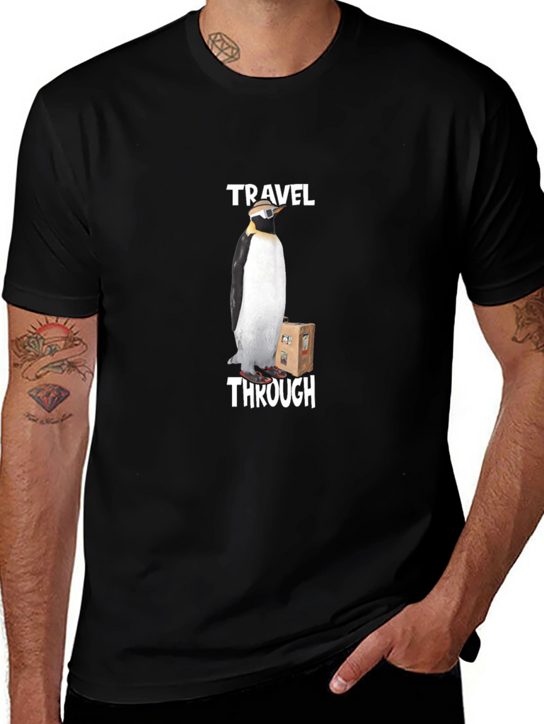 Penguin Traveler T-Shirt: Travel Through Style