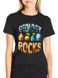 Geology Rocks Graphic T-Shirt Geologist Apparel