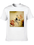 Musical Roses Black T-Shirt