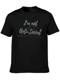 Im Not Anti-Social Graphic T-Shirt