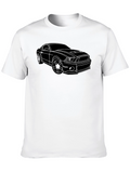 Mustang Outline Graphic T-Shirt - Black