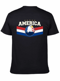 America Eagle Graphic Tee - Patriotic T-Shirt