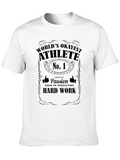 Worlds Okayest Athlete T-Shirt - Black