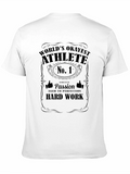 Worlds Okayest Athlete T-Shirt - Black