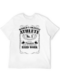 Worlds Okayest Athlete T-Shirt - Black