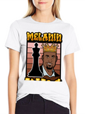 Melanin King Chess Graphic Tee