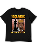 Melanin King Chess Graphic Tee