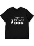 Yoga Down Dog Graphic T-Shirt