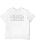 Squat Goals Black T-Shirt Fitness Apparel