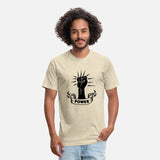 Hand out pennant with text 'POWER'