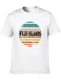 Fiji Islands Retro Graphic T-Shirt