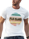 Fiji Islands Retro Graphic T-Shirt