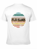 Fiji Islands Retro Graphic T-Shirt