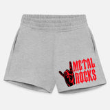 Heavy metal rocks hard rock music fun hand gesture