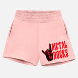 Heavy metal rocks hard rock music fun hand gesture