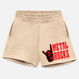 Heavy metal rocks hard rock music fun hand gesture