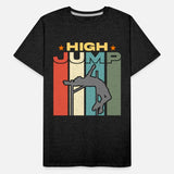 High Jump Retro Jumping Pole Vaulting High Jumper