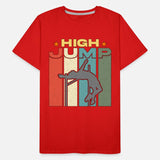 High Jump Retro Jumping Pole Vaulting High Jumper