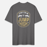 High Jump Stay Calm And Jump High Pole Vaulting