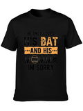 He Only Loves His Bat Baseball T-Shirt