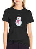Winter Snowman Graphic Tee