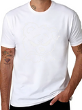 Mens Black T-Shirt with Grateful Dead Bear