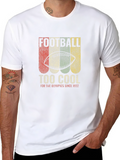 Football Too Cool Retro Style T-Shirt