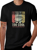 Football Too Cool Retro Style T-Shirt