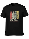 Football Too Cool Retro Style T-Shirt